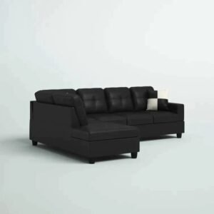 Lindle 2 – Piece Faux Leather Sectional