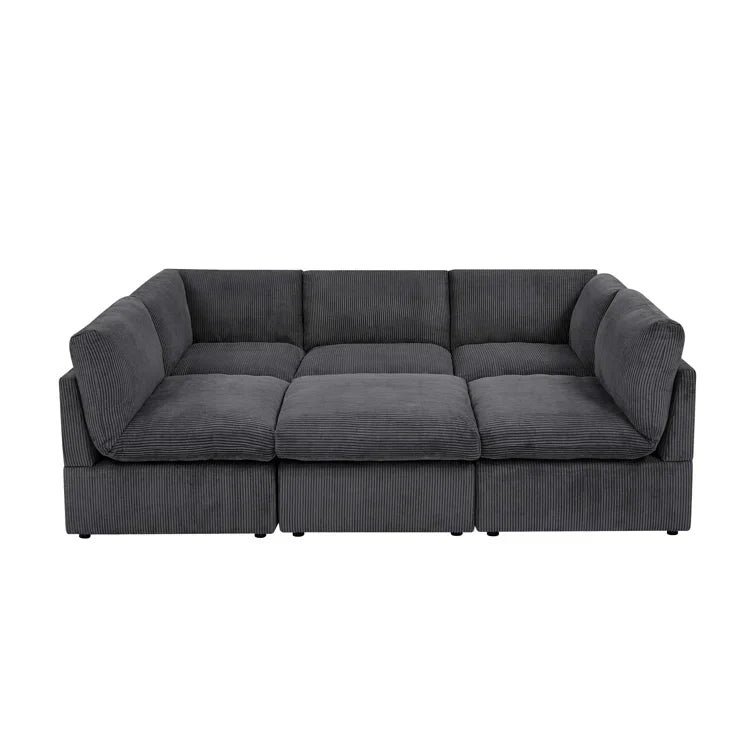Priyen 98″ Wide Symmetrical Modular Corner Sectional - Image 12