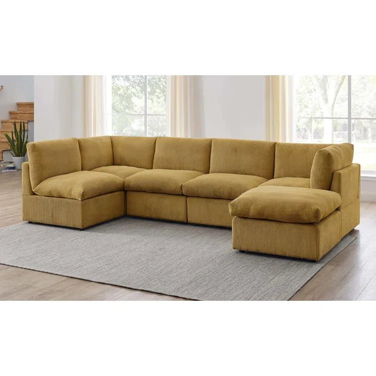 Priyen 98″ Wide Symmetrical Modular Corner Sectional - Image 19