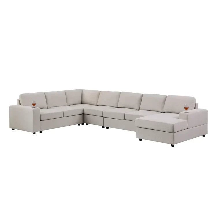 Redwater 146.5″ Wide Right Hand Facing Modular Sofa & Chaise - Image 6