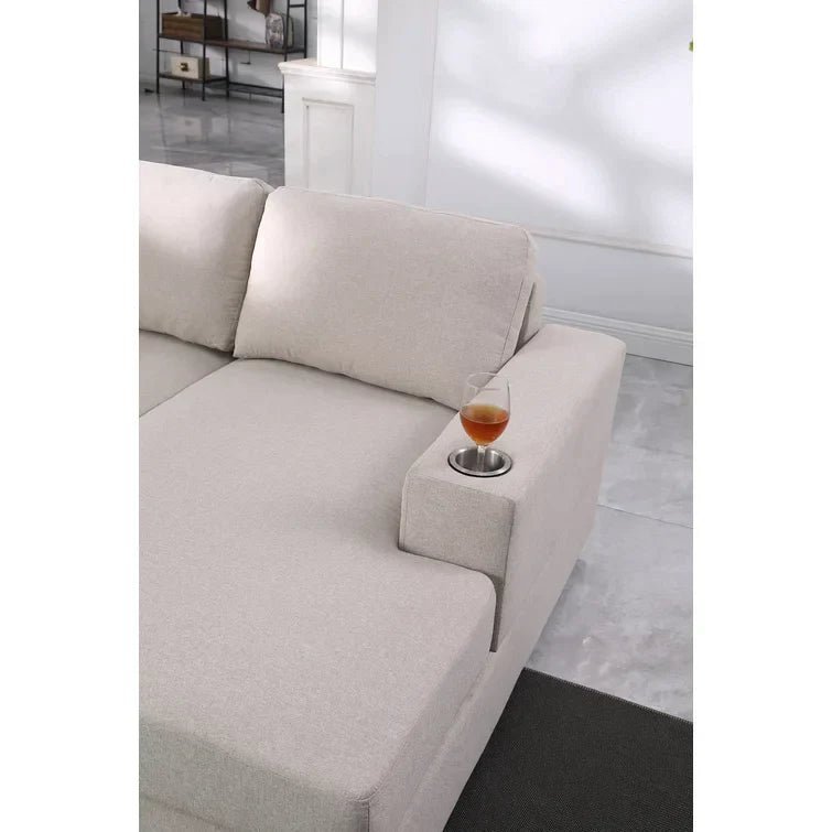 Redwater 146.5″ Wide Right Hand Facing Modular Sofa & Chaise - Image 7