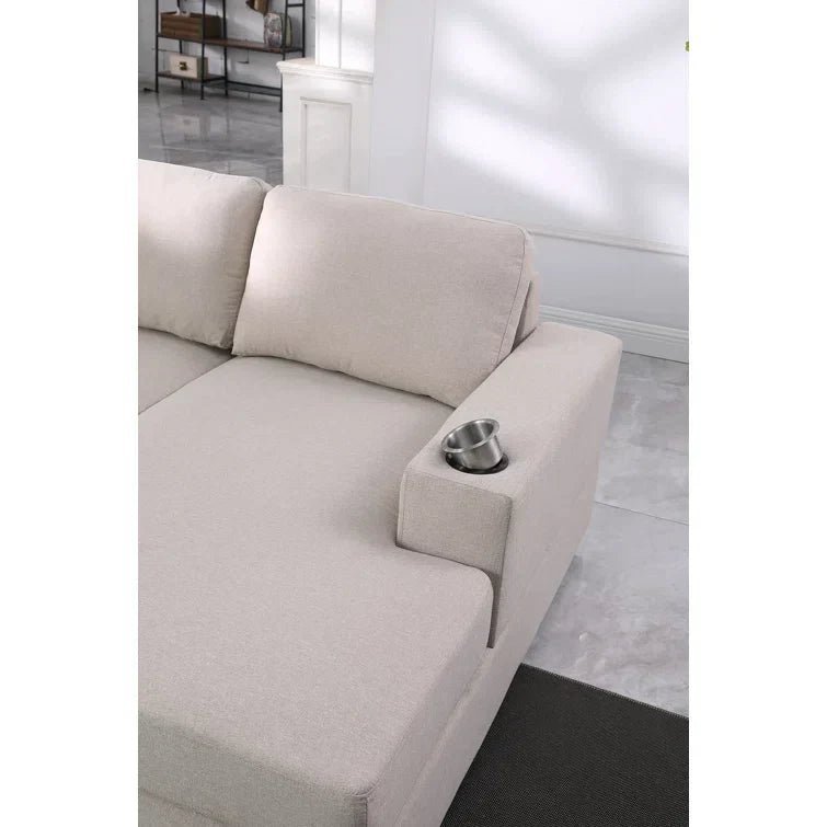 Redwater 146.5″ Wide Right Hand Facing Modular Sofa & Chaise - Image 8