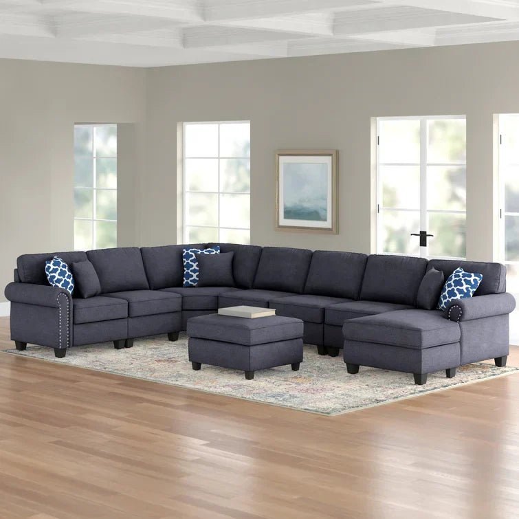 Ketterer 8 – Piece Upholstered Sectional - Image 4