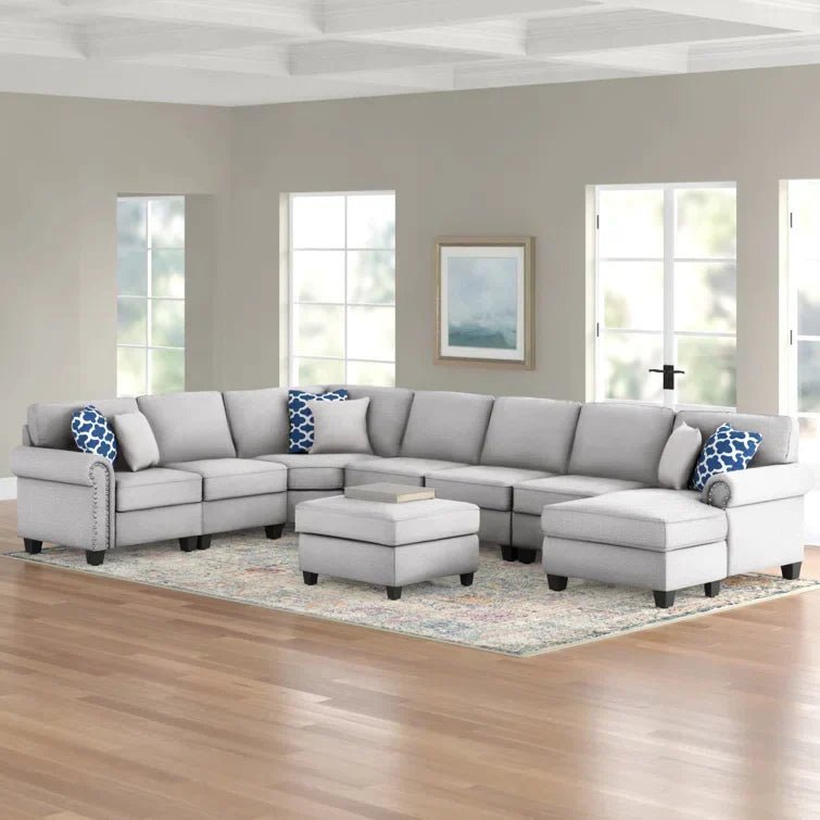 Ketterer 8 – Piece Upholstered Sectional - Image 7