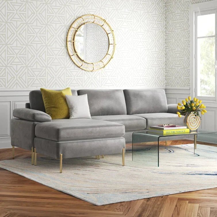 Lian 2 – Piece Velvet Sectional - Image 7