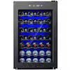 22 Bottle Wine Fridge, 2.6 Cu. ft. Wine Refrigerator with Glass Door and Touch Controls, Black - Image 3