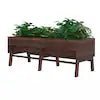 1 in. L x 31 in. W Large Cedar Wood Raised Garden Bed Outdoor with Legs and Liner - Image 8