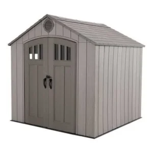 Lifetime 8′ x 7.5′ Outdoor Storage Shed – Durable Utility & Garden Storage Solution