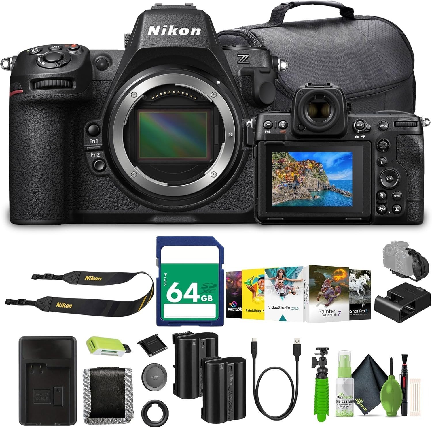 Nikon Z8 Professional FX Mirrorless Camera – 8K Video & Stills Hybrid Bundle with Battery, Memory Card & Software - Image 8