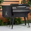 456 sq. in. Wood Pellet Grill and Smoker BBQ with PID Auto Temperature Control, Folding Legs for Patio or RV in Black - Image 6
