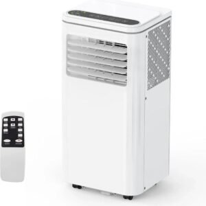 3-in-1 Portable AC 450 Sq.Ft 4-Way Swing Remote LCD Timer Window Kit